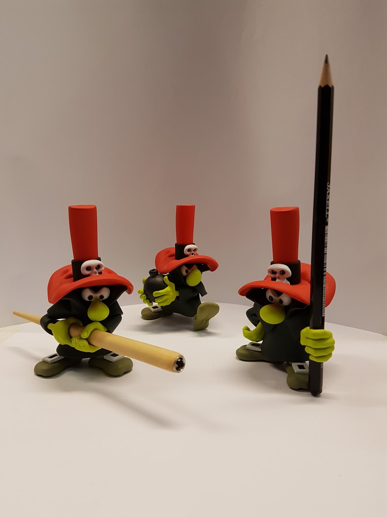 Figurines des 3 Krostons