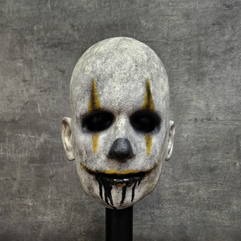 Masque de clown réaliste en silicone