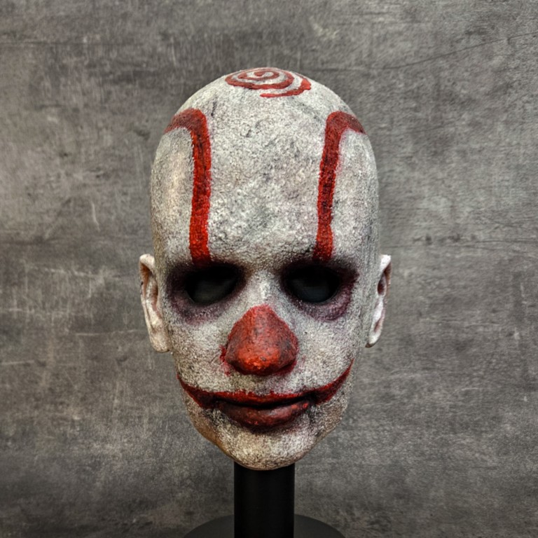 Masque bad clown réaliste en silicone