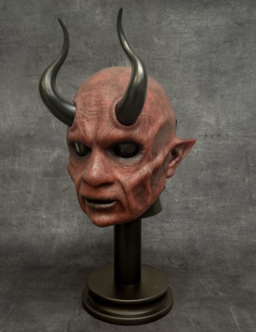 Masque de diable réaliste en silicone