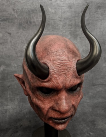 Masque de diable réaliste en silicone