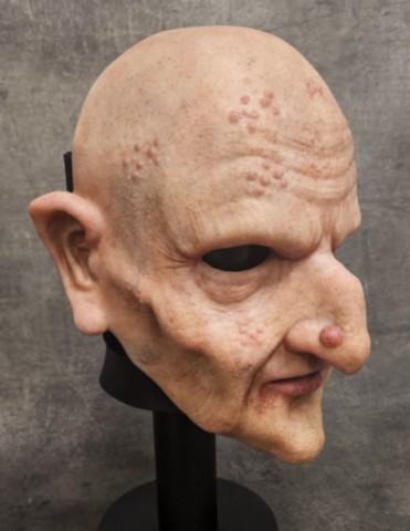Masque de socière réaliste en silicone