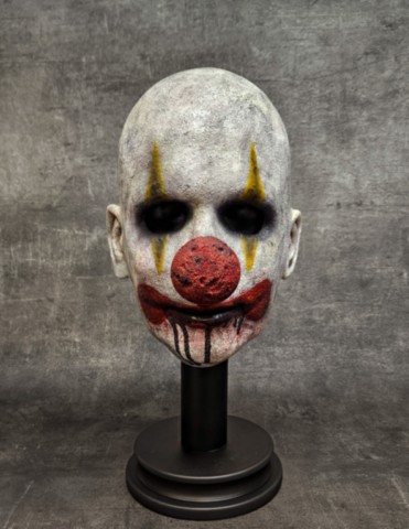 Masque Mad Clown réaliste en silicone