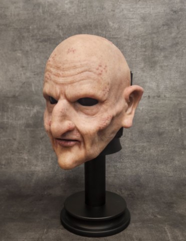 Masque de socière réaliste en silicone