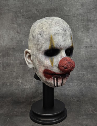 Masque Mad Clown réaliste en silicone