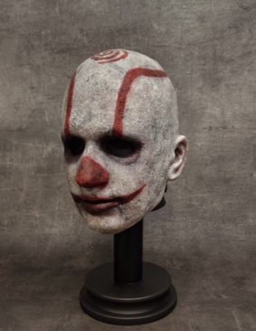 Masque mauvais clown réaliste en silicone