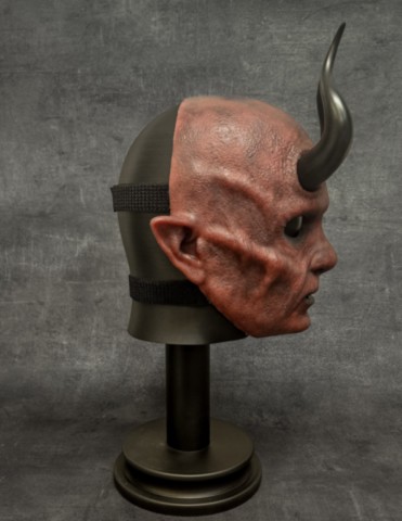 Masque de diable réaliste en silicone