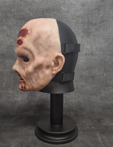 Masque de zombie réaliste en silicone
