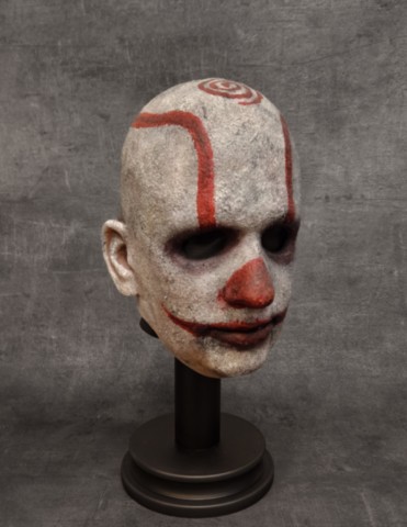 Masque de mauvais clown réaliste en silicone