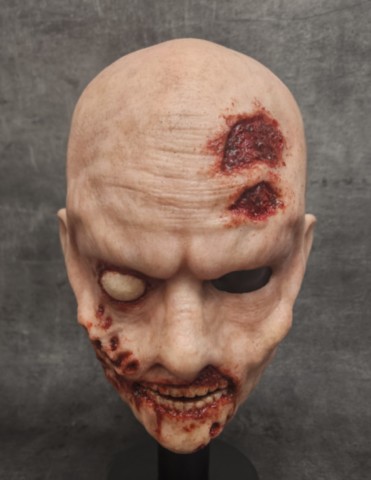 Masque de zombie réaliste en silicone