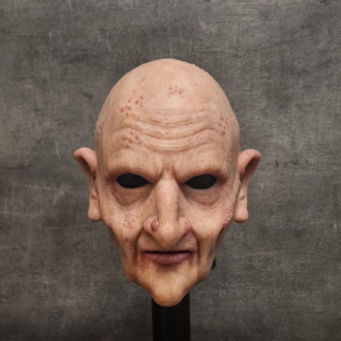 Masque de socière réaliste en silicone