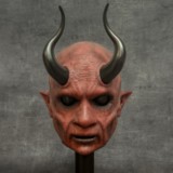 Masque de diable réaliste en silicone