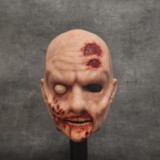 Masque de zombie réaliste en silicone